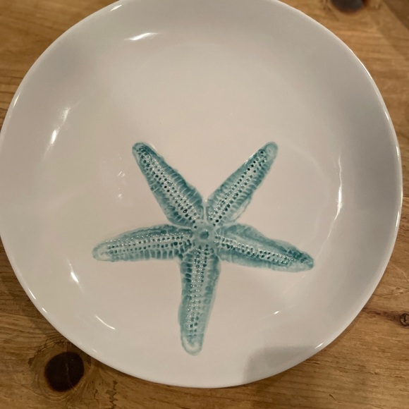 Sigrid Olsen Melamine Dinner Plates Set of 6 Sea Life Beach Coastal Ocean 11” - Picture 7 of 9